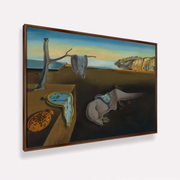 Quadro A Persistência da Memória de Salvador Dalí Releitura