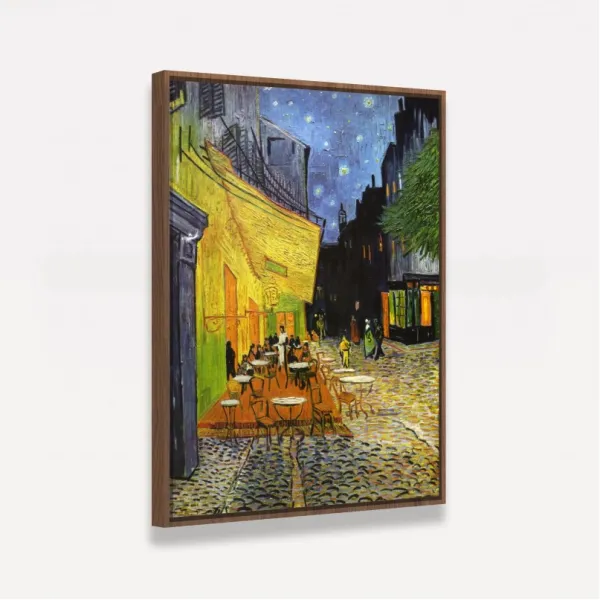 Quadro Terraço do Café - Van Gogh - Releitura