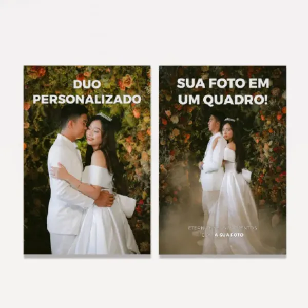 Quadro personalizado 2 peças