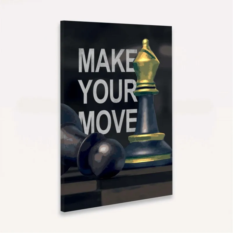 Quadro Xadrez Chess Make Your Move