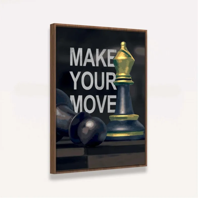 Quadro Xadrez Chess Make Your Move