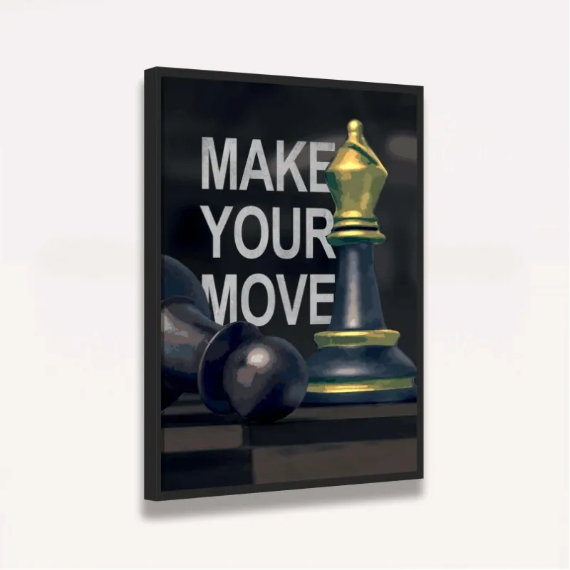 Quadro Xadrez Chess Make Your Move